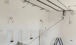 Закладка трассы под Hisense, ЖК Нагорный