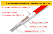 Нагревательный мат Warmstad WSM 400Вт-2,70кв.м