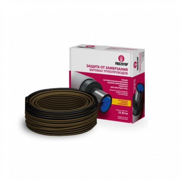 Греющий кабель Freezstop-25-4 на трубу