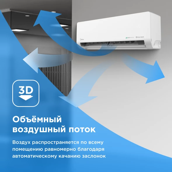Кондиционер инверторный Midea MSES-18N8D6-I/MSES-18N8D6-O