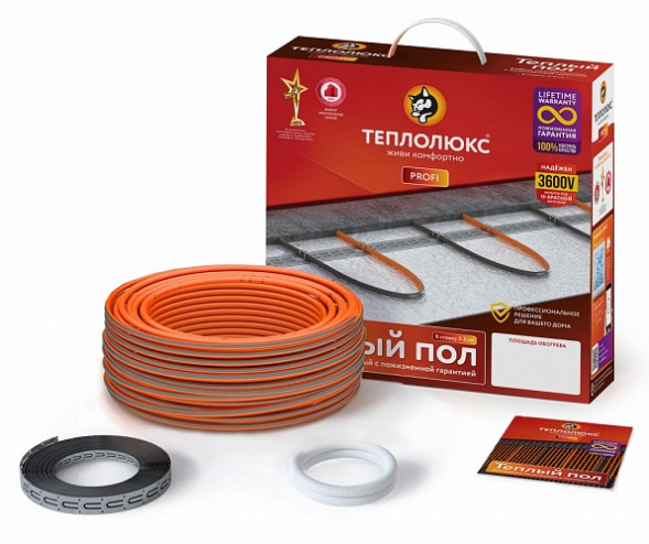 Нагревательный кабель Теплолюкс ProfiRoll 153,0 м/2700 Вт