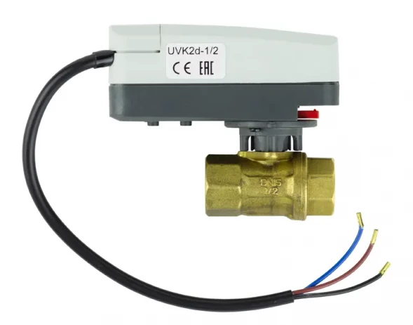 Двухходовой клапан с сервоприводом UVK 2d-1/2 Греерс
