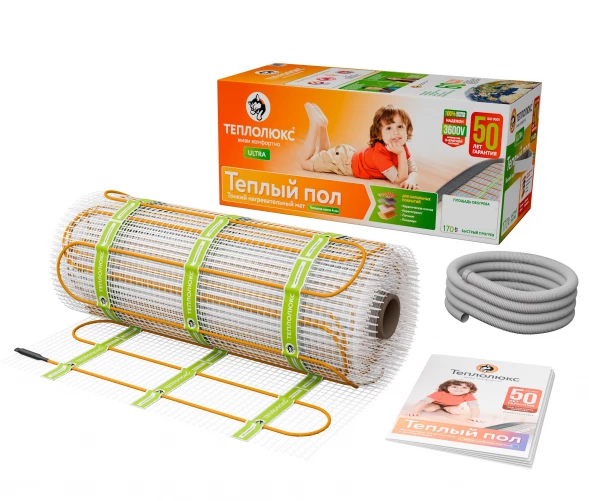 Нагревательный мат Теплолюкс Ultra МНН 870 Вт/5,0 кв.м