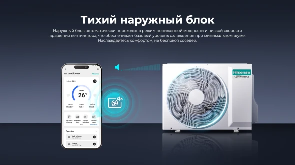 Кондиционер инверторный Hisense AS-13UW4RWMQK00