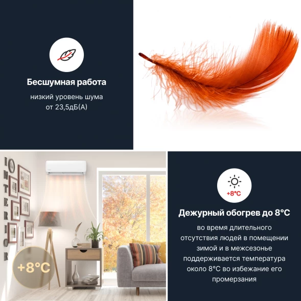 Кондиционер инверторный Kentatsu KSGA53HZRN1W/KSRA53HZRN1