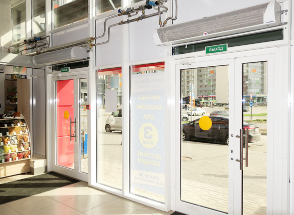 Водяная тепловая завеса Тепломаш КЭВ-29П2121W