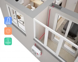 Монтаж через балкон