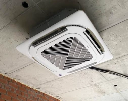 Установка кассетного кондиционера