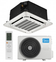 Кассетный кондиционер Midea MCA3-12HRN1-QC2/MOX330-12HN1-Q/T-MBQ4-03E