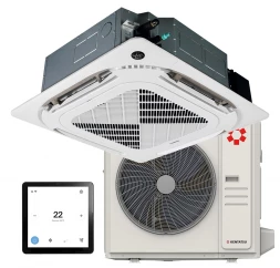 Кассетный инверторный кондиционер Kentatsu KSVB165HZRN1W/KSUNB165HZRN3/KPU95-DR